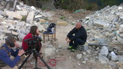 قناة القدس الفضائية تُعد تقريراً عن عمليات هدم البيوت في مدينة يافا 